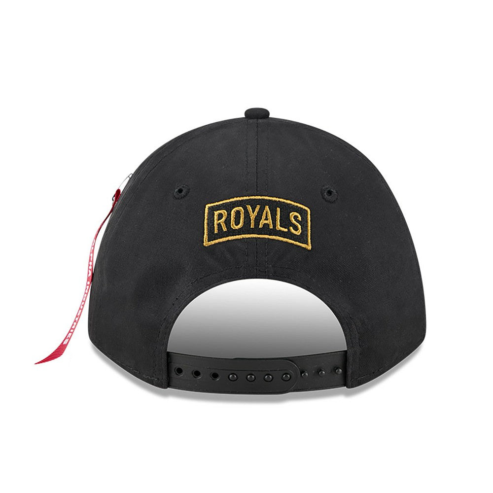 Kansas City Royals New Era x Alpha Industries A-Frame 9FORTY Adjustable Hat - MLB