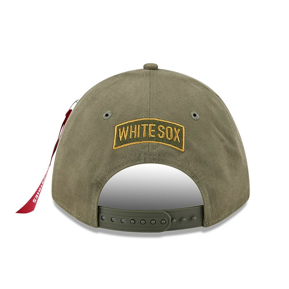 Chicago White Sox New Era x Alpha Industries A-Frame 9FORTY Adjustable Hat - MLB