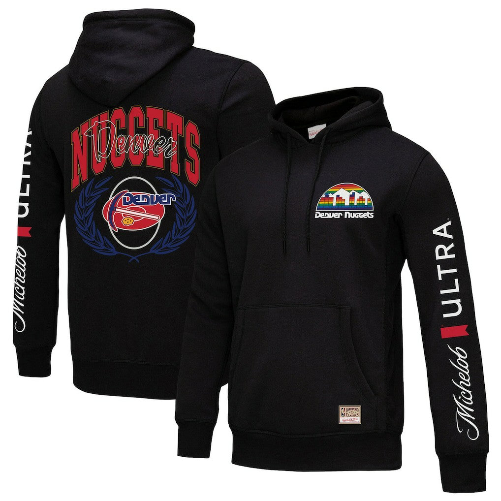 Denver Nuggets NBA x Michelob Ultra Swish & Sip Pullover Hoodie Black - NBA