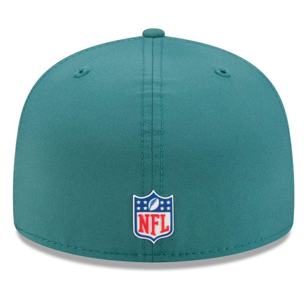 Philadelphia Eagles New Era 2025 Sideline 59FIFTY Fitted Hat Midnight Green | NFL
