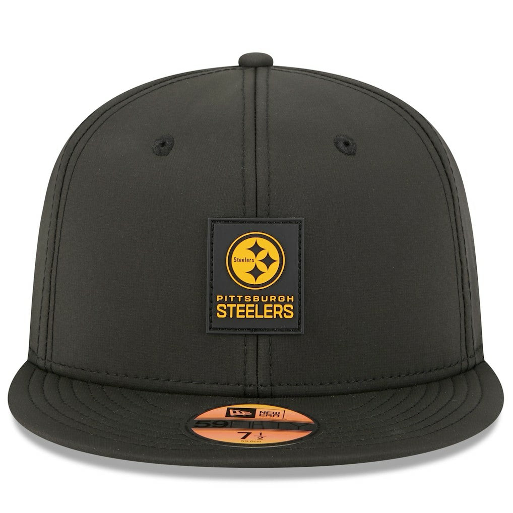 Pittsburgh Steelers New Era 2025 Sideline 59FIFTY Fitted Hat Black | NFL