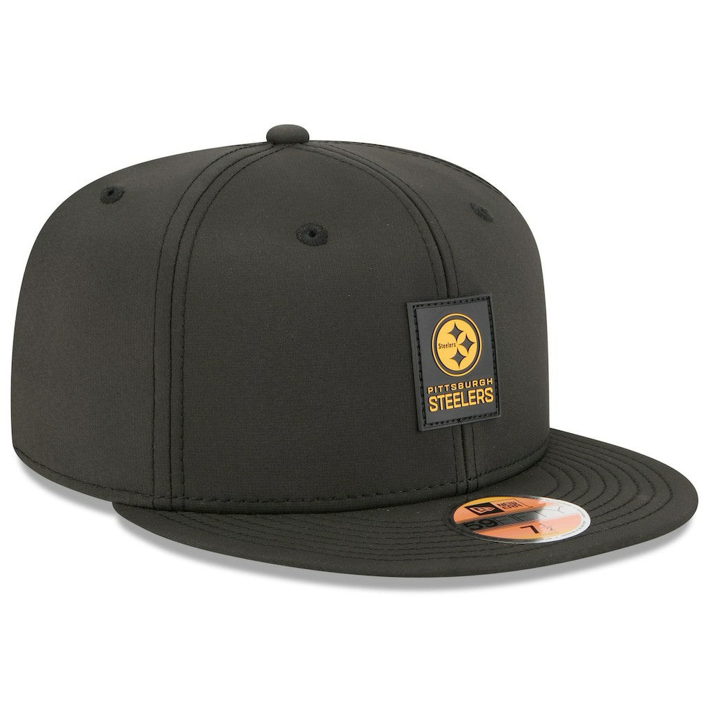 Pittsburgh Steelers New Era 2025 Sideline 59FIFTY Fitted Hat Black | NFL