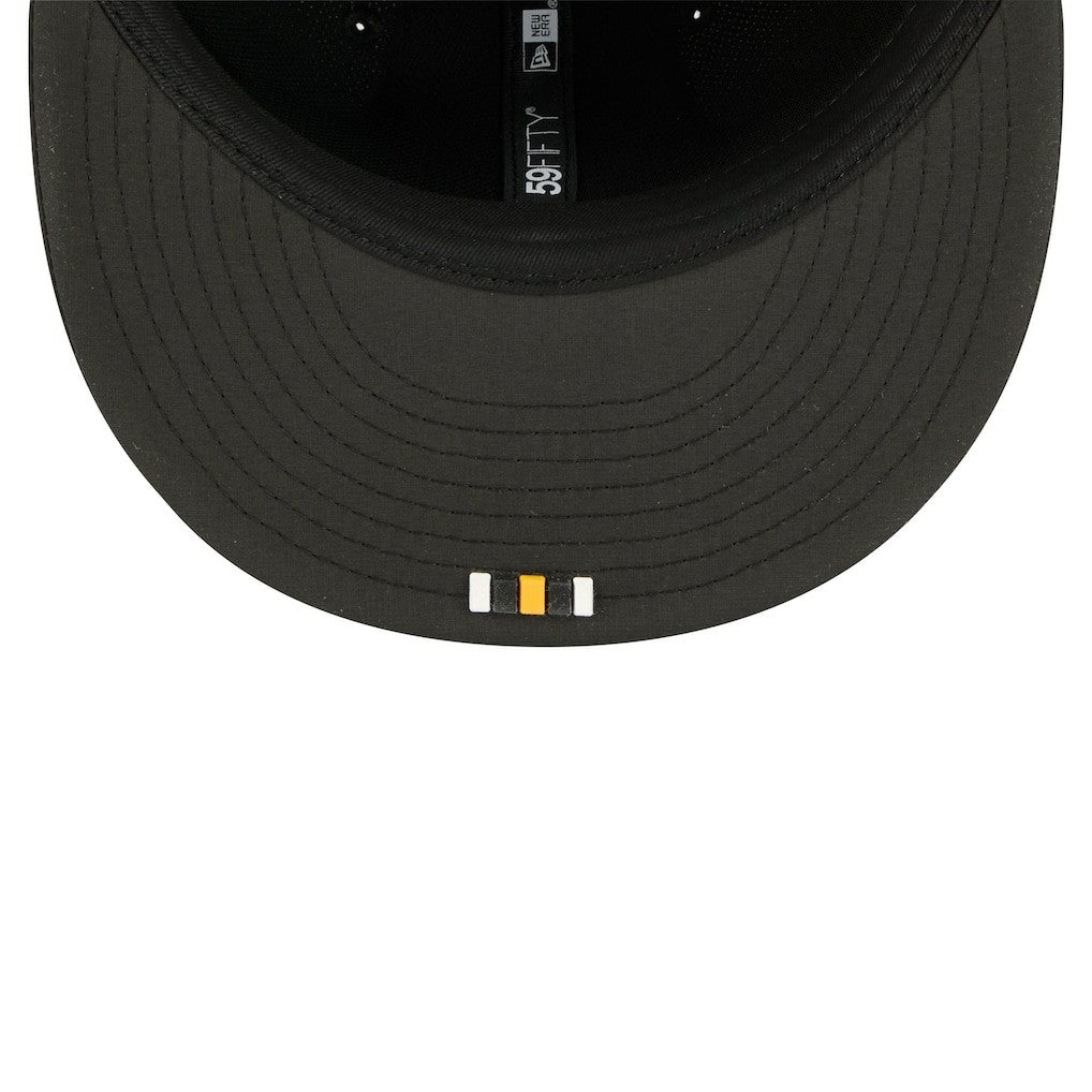 Pittsburgh Steelers New Era 2025 Sideline 59FIFTY Fitted Hat Black | NFL