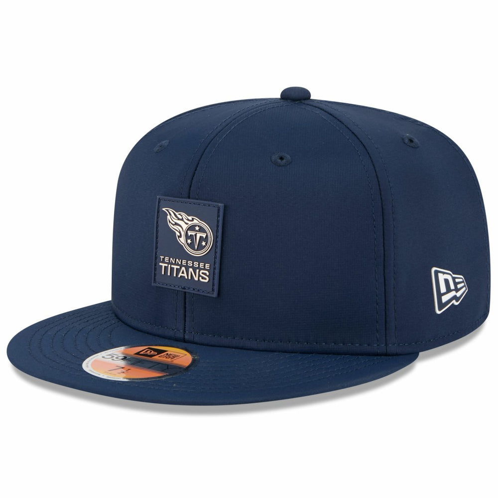 Tennessee Titans New Era 2025 Sideline 59FIFTY Fitted Hat Navy | NFL