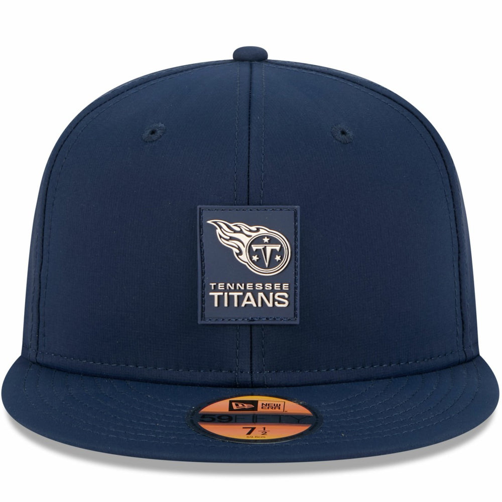 Tennessee Titans New Era 2025 Sideline 59FIFTY Fitted Hat Navy | NFL