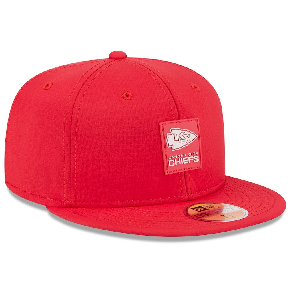 Kansas City Chiefs New Era 2025 Sideline 59FIFTY Fitted Hat Red | NFL