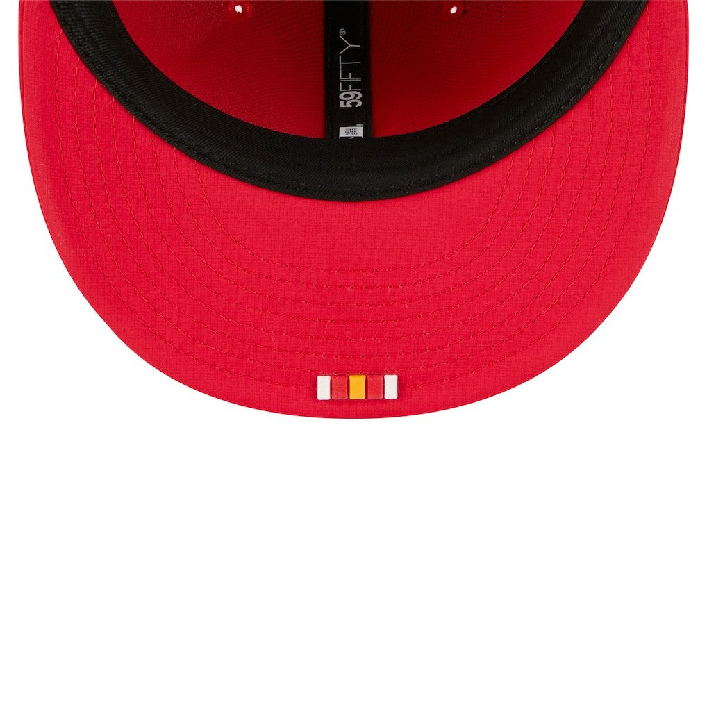 Kansas City Chiefs New Era 2025 Sideline 59FIFTY Fitted Hat Red | NFL