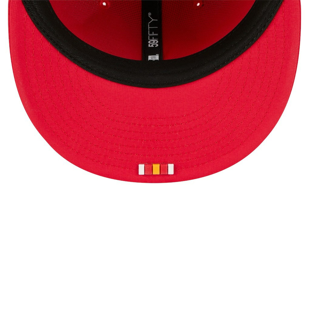 Kansas City Chiefs New Era 2025 Sideline 59FIFTY Fitted Hat Red | NFL