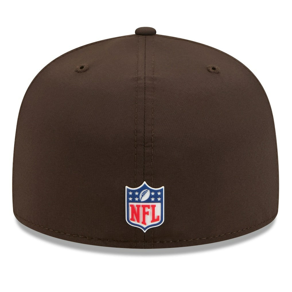 Cleveland Browns New Era 2025 Sideline 59FIFTY Fitted Hat Brown | NFL
