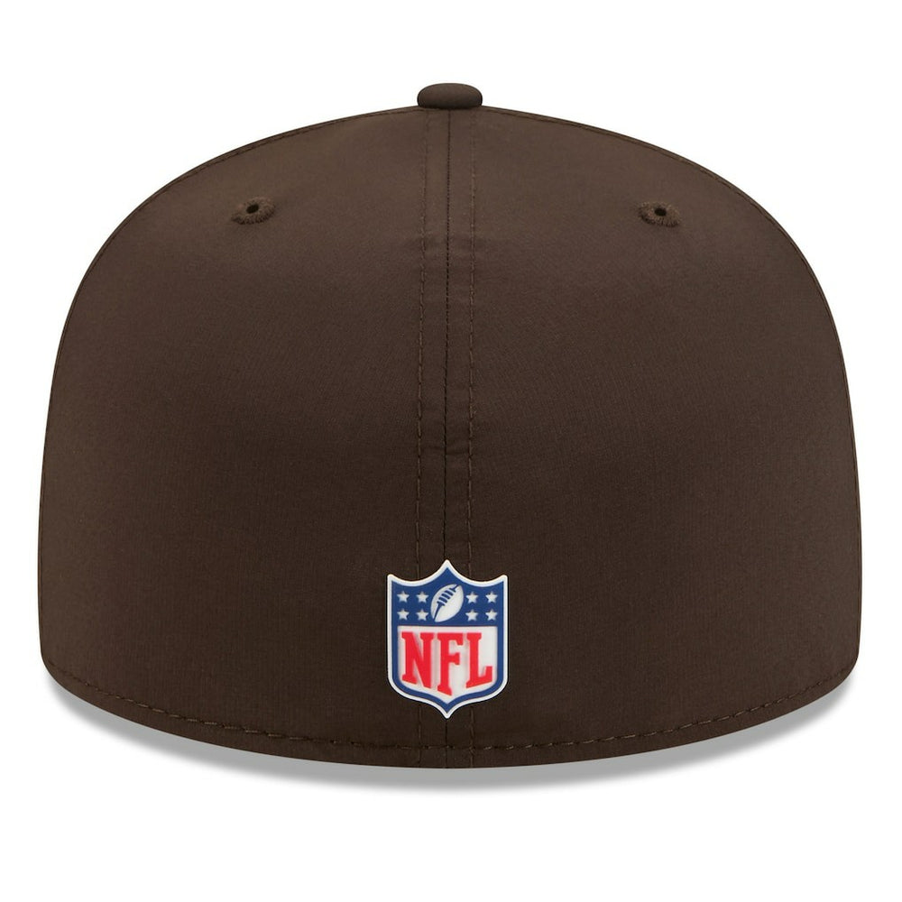 Cleveland Browns New Era 2025 Sideline 59FIFTY Fitted Hat Brown | NFL