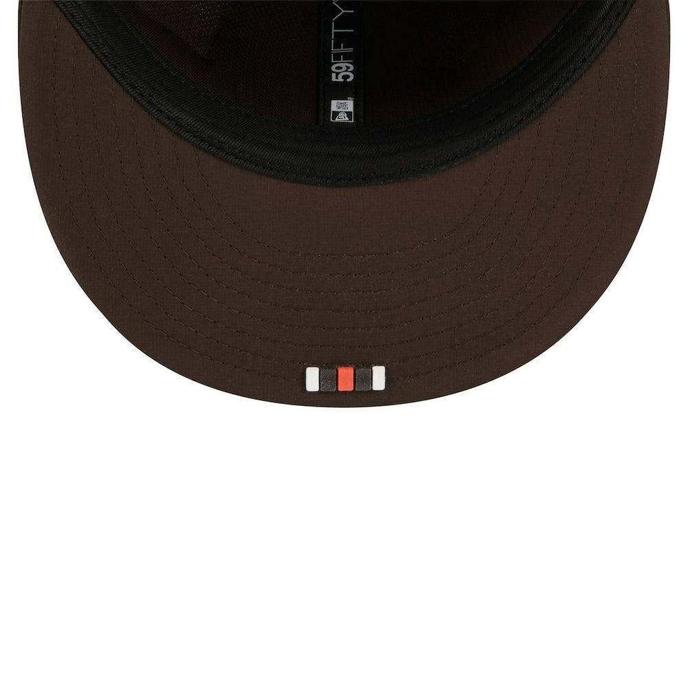 Cleveland Browns New Era 2025 Sideline 59FIFTY Fitted Hat Brown | NFL