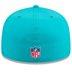 Miami Dolphins New Era 2025 Sideline 59FIFTY Fitted Hat Aqua | NFL