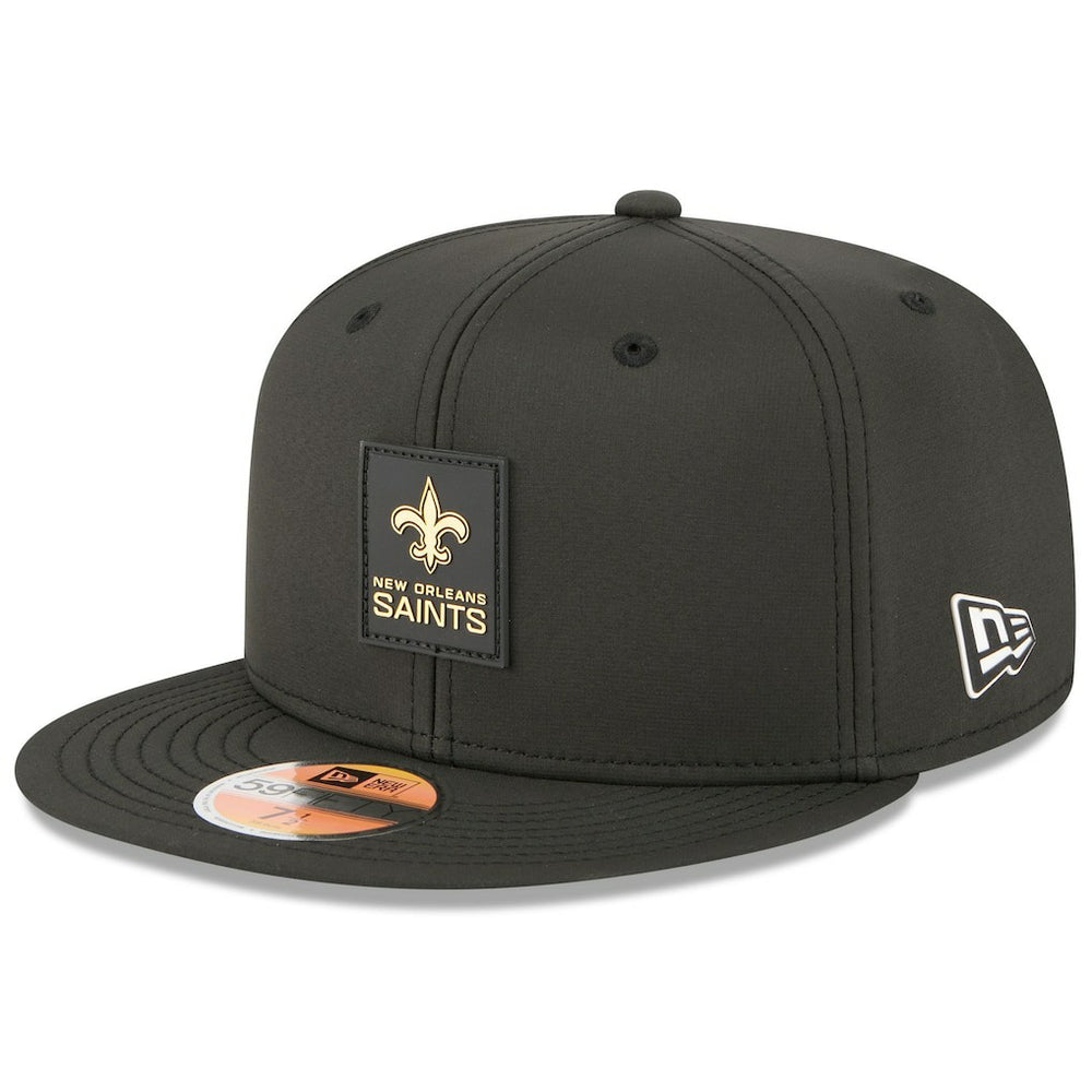 New Orleans Saints New Era 2025 Sideline 59FIFTY Fitted Hat Black | NFL