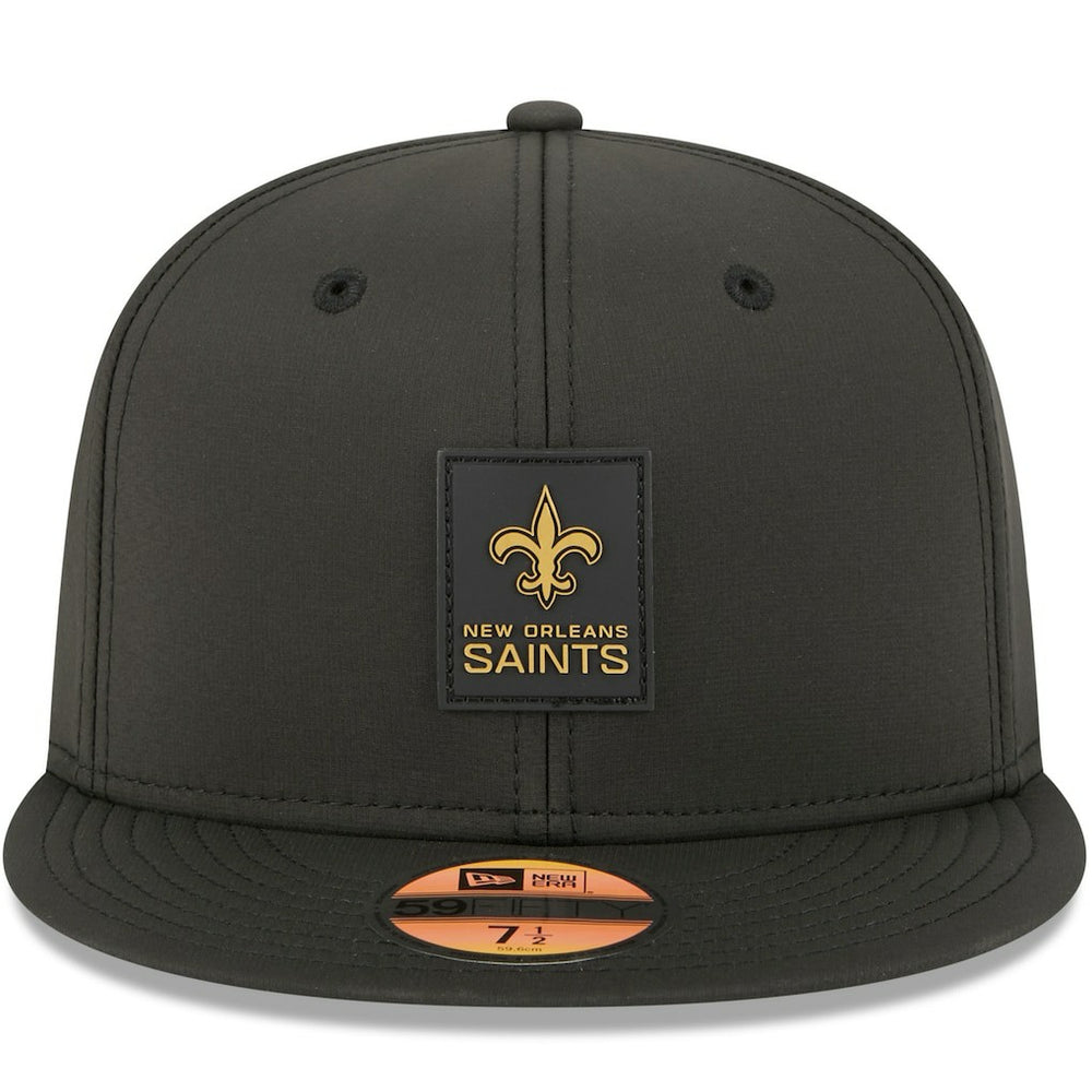 New Orleans Saints New Era 2025 Sideline 59FIFTY Fitted Hat Black | NFL