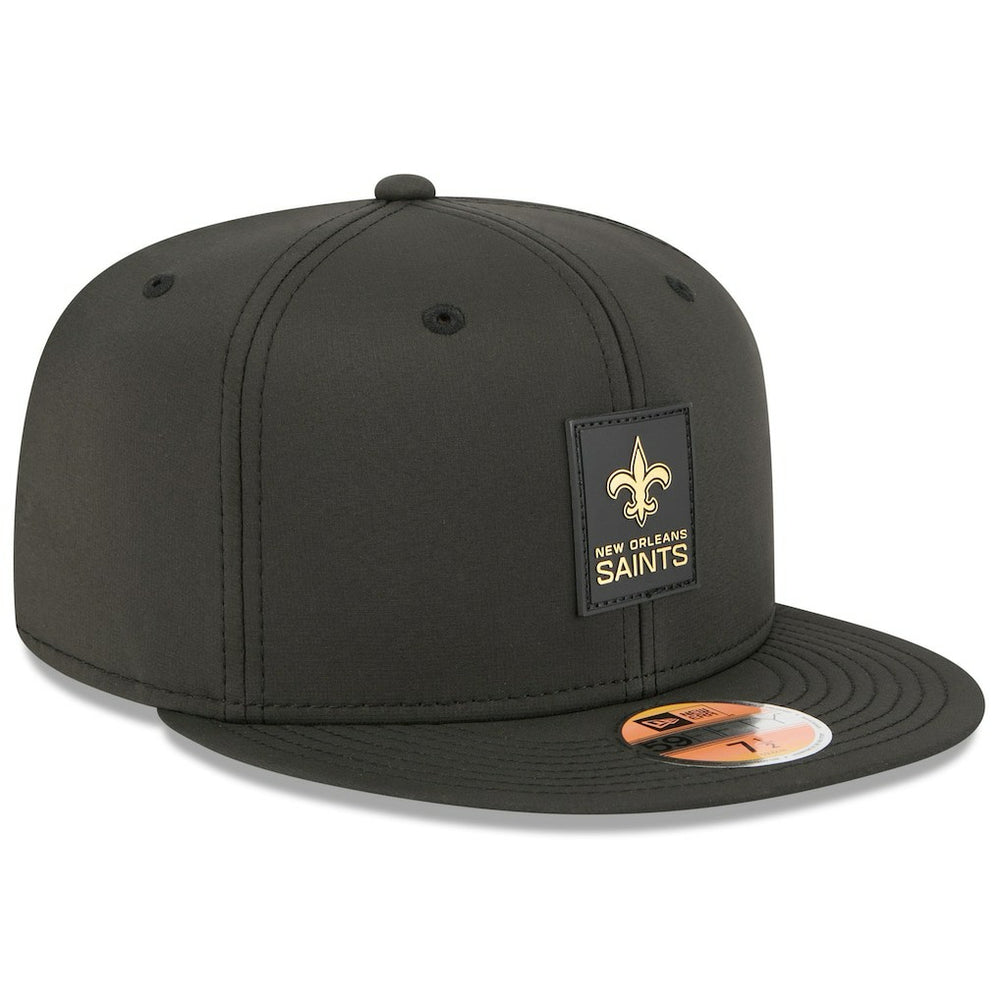 New Orleans Saints New Era 2025 Sideline 59FIFTY Fitted Hat Black | NFL