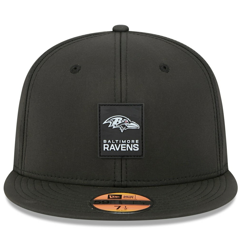 Baltimore Ravens New Era 2025 Sideline 59FIFTY Fitted Hat Black | NFL