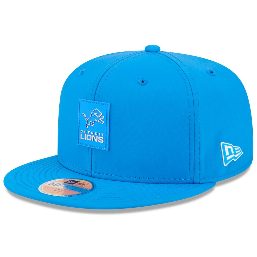 Detroit Lions New Era 2025 Sideline 59FIFTY Fitted Hat Blue | NFL