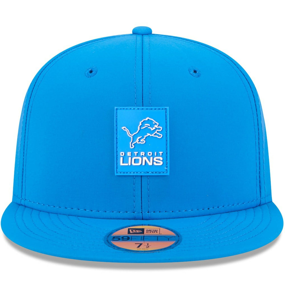 Detroit Lions New Era 2025 Sideline 59FIFTY Fitted Hat Blue | NFL