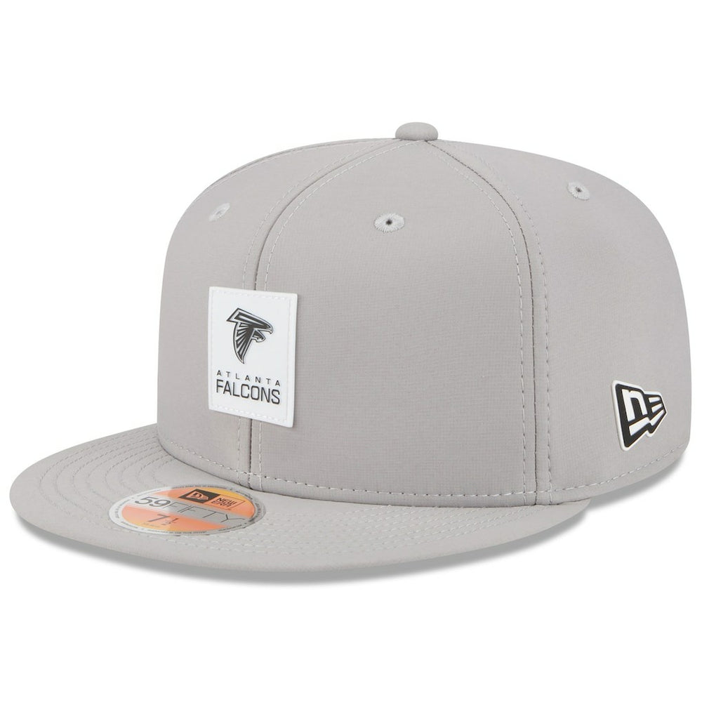 Atlanta Falcons New Era 2025 Sideline 59FIFTY Fitted Hat Gray | NFL