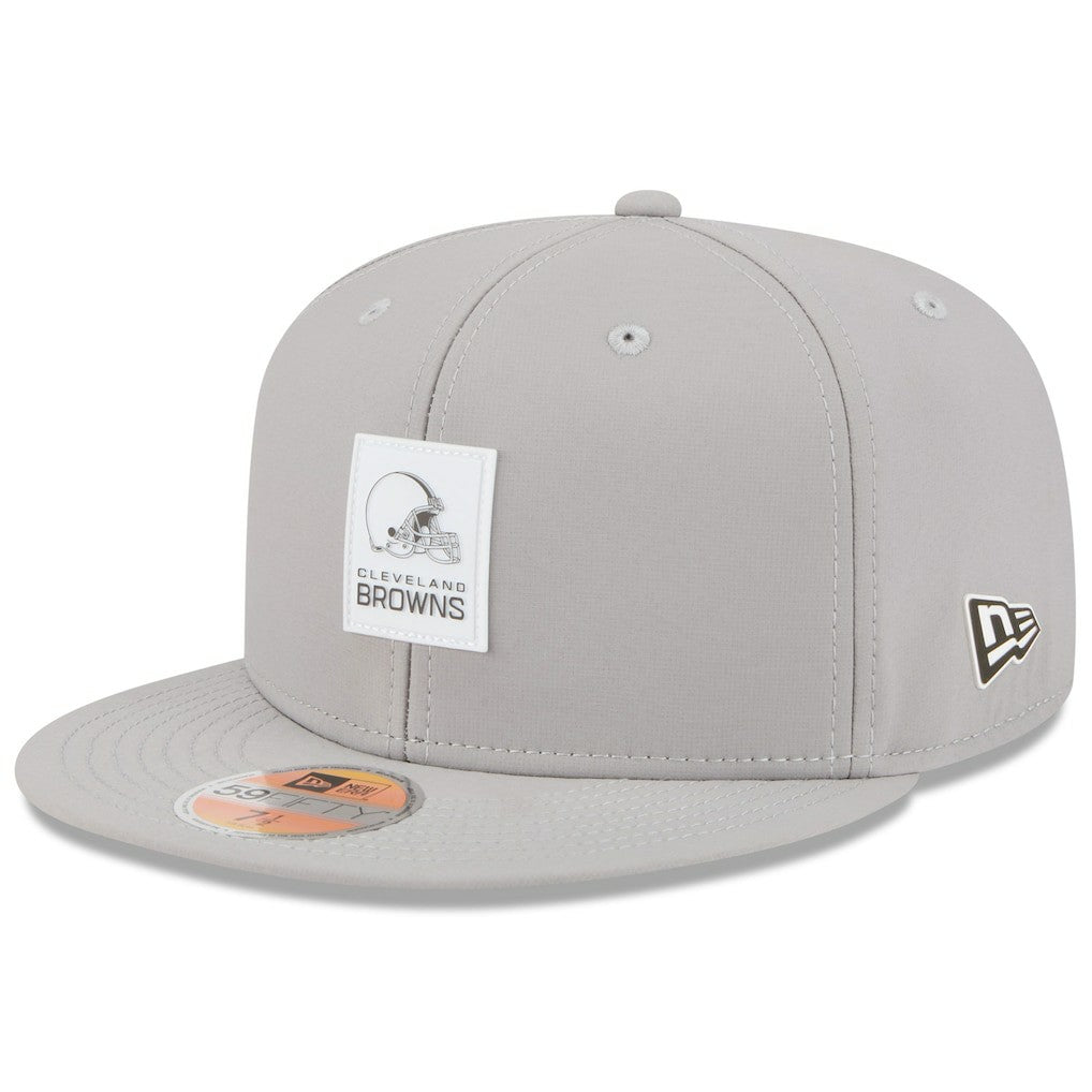 Cleveland Browns New Era 2025 Sideline 59FIFTY Fitted Hat Gray | NFL