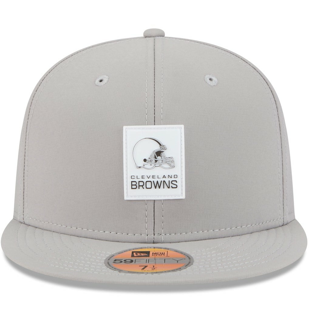 Cleveland Browns New Era 2025 Sideline 59FIFTY Fitted Hat Gray | NFL
