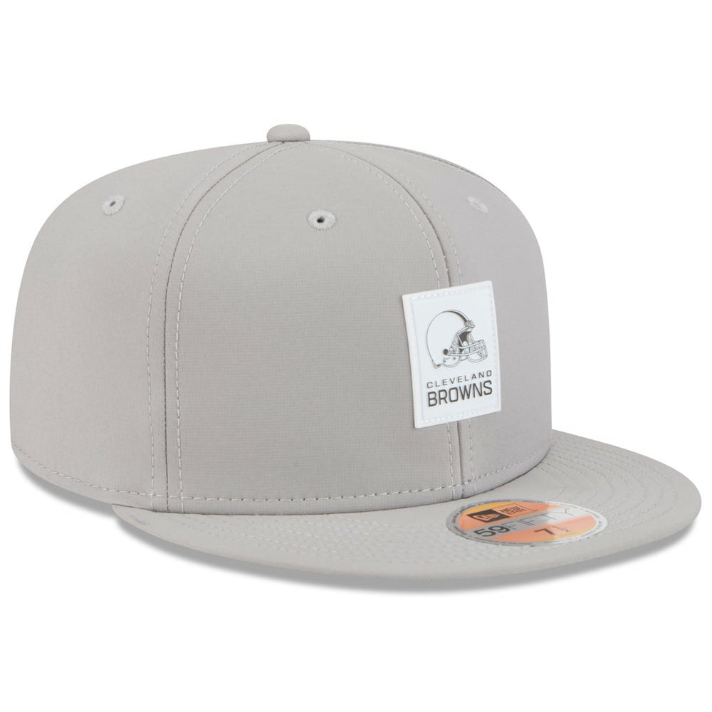 Cleveland Browns New Era 2025 Sideline 59FIFTY Fitted Hat Gray | NFL