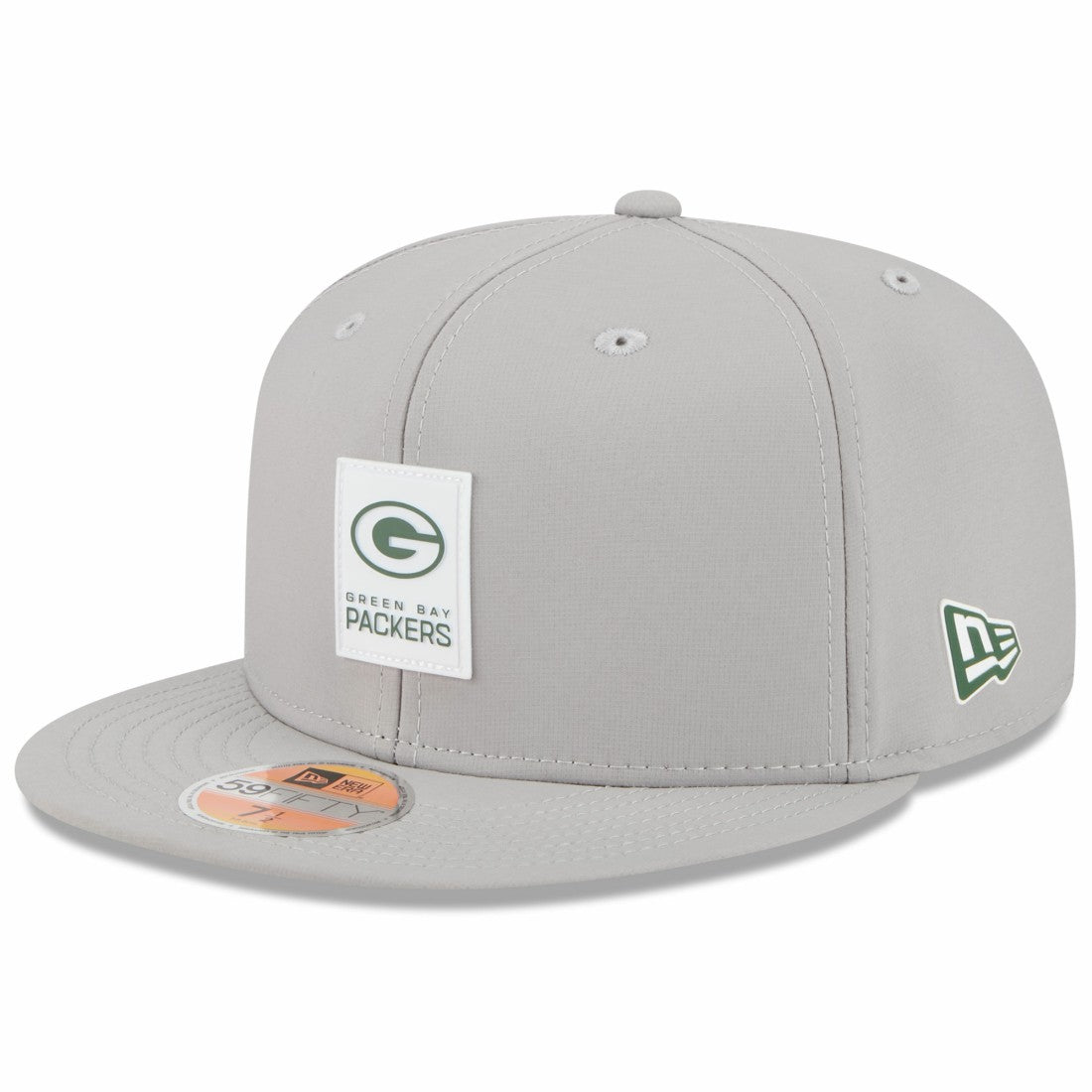 Green Bay Packers New Era 2025 Sideline 59FIFTY Fitted Hat Gray | NFL