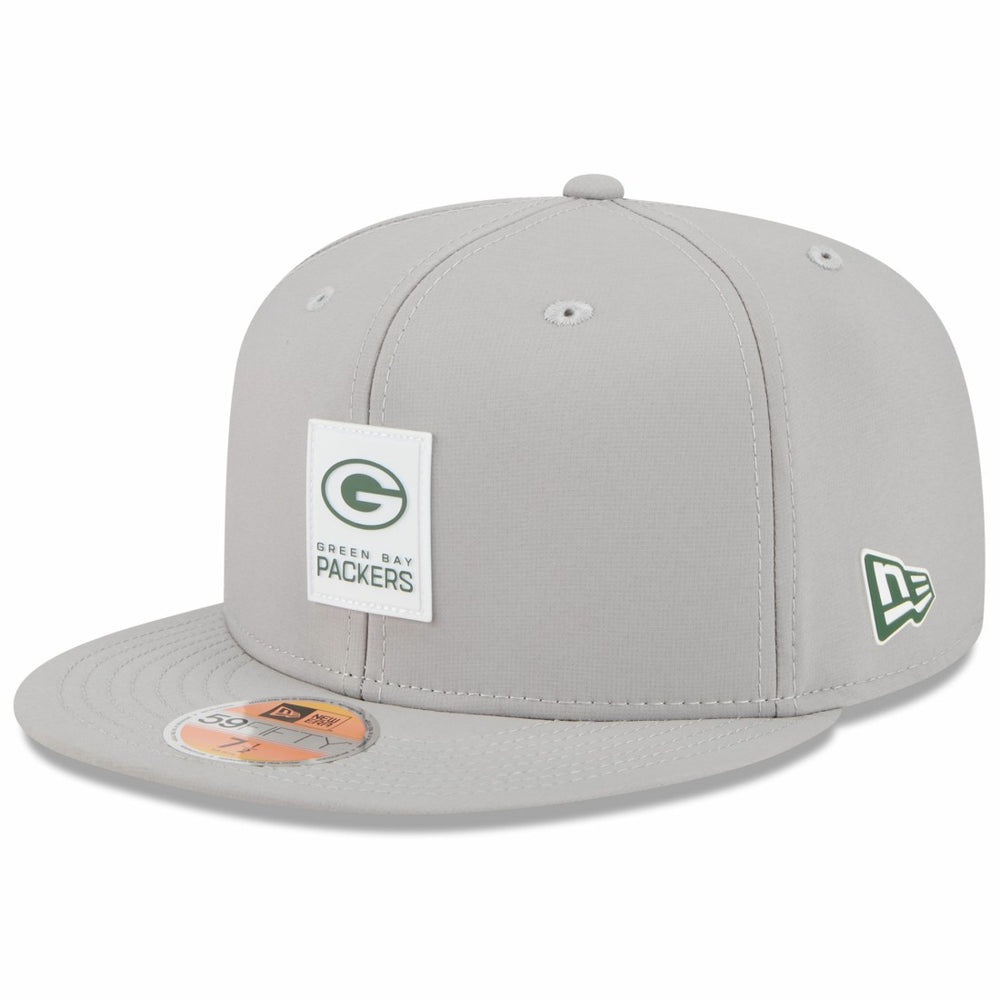 Green Bay Packers New Era 2025 Sideline 59FIFTY Fitted Hat Gray | NFL