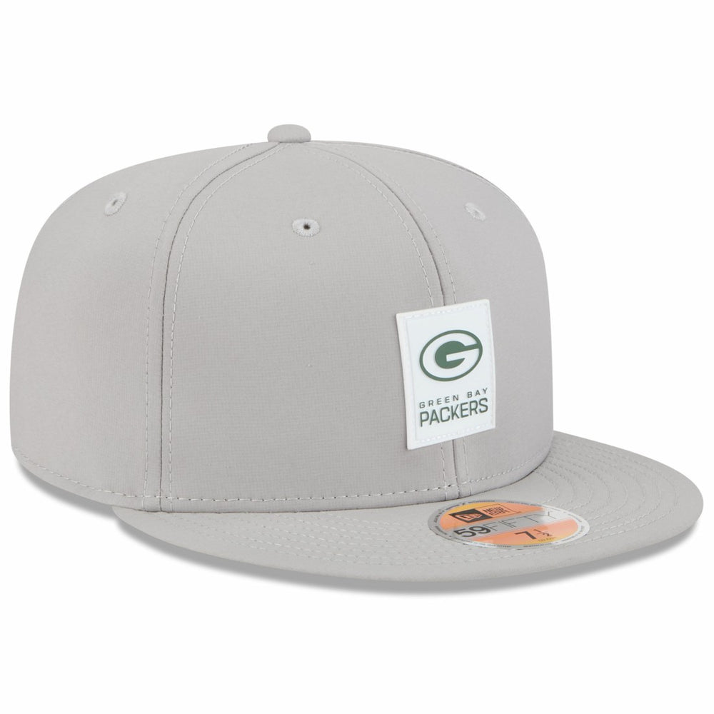 Green Bay Packers New Era 2025 Sideline 59FIFTY Fitted Hat Gray | NFL