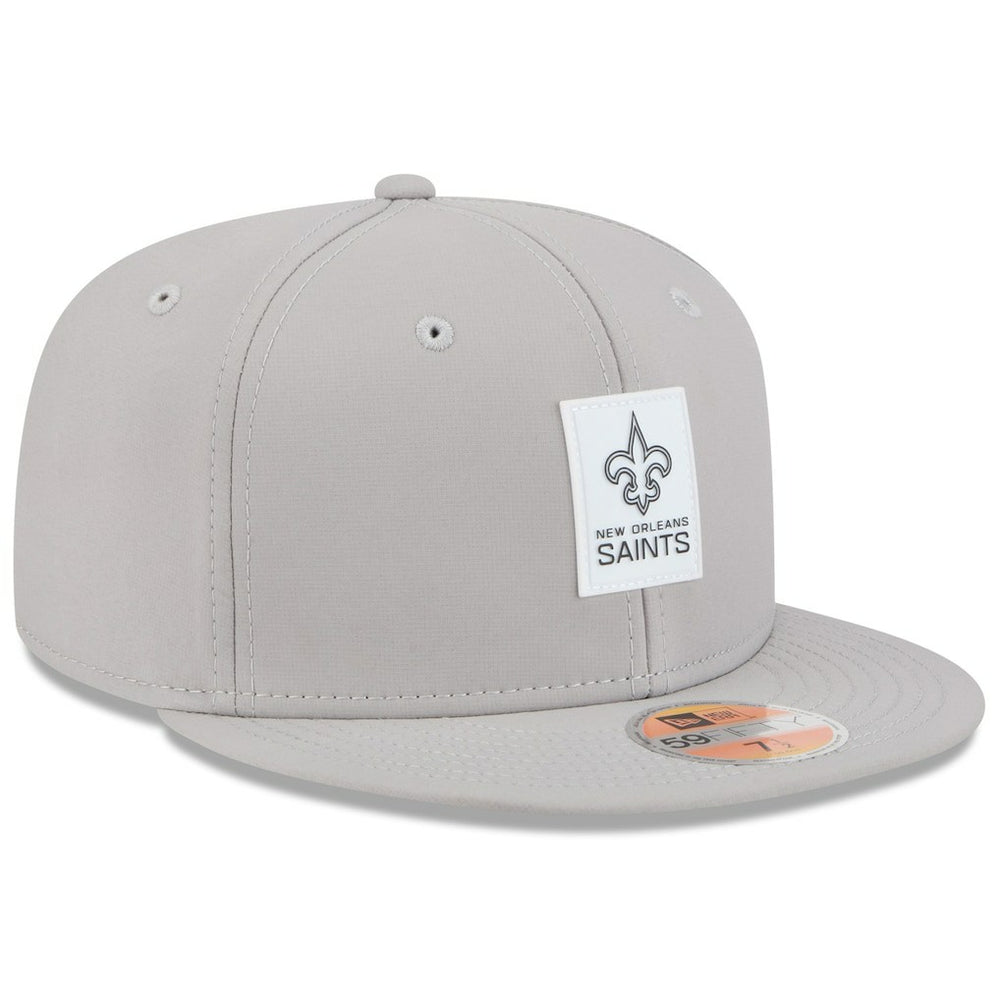 New Orleans Saints New Era 2025 Sideline 59FIFTY Fitted Hat Gray | NFL