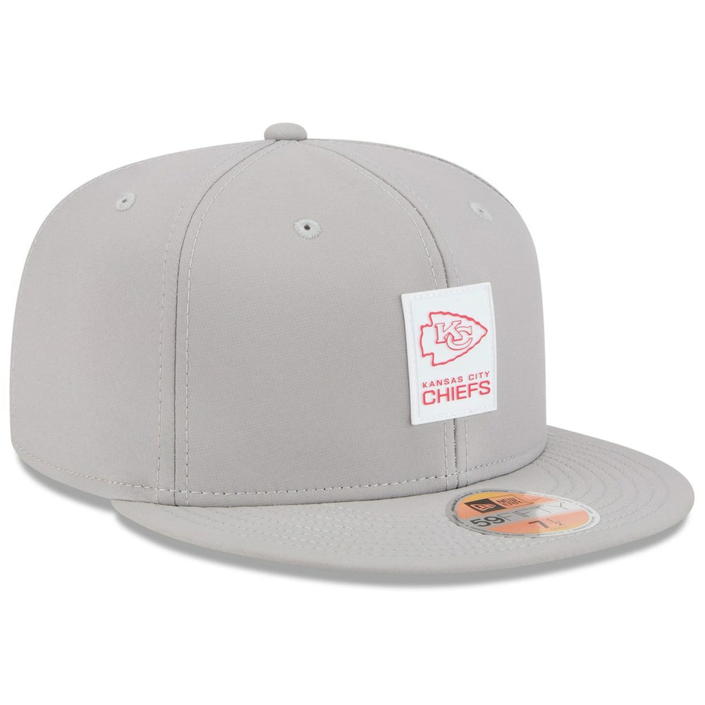 Kansas City Chiefs New Era 2025 Sideline 59FIFTY Fitted Hat Gray | NFL
