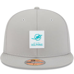 Miami Dolphins New Era 2025 Sideline 59FIFTY Fitted Hat Gray | NFL