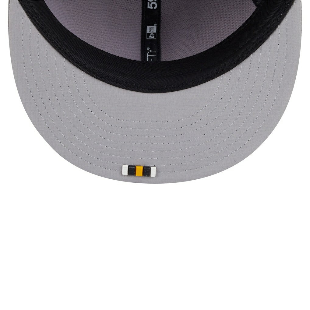 Pittsburgh Steelers New Era 2025 Sideline 59FIFTY Fitted Hat Gray | NFL