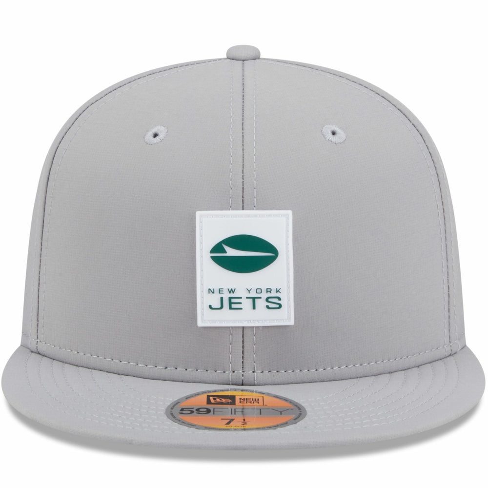 New York Jets New Era 2025 Sideline 59FIFTY Fitted Hat Gray | NFL