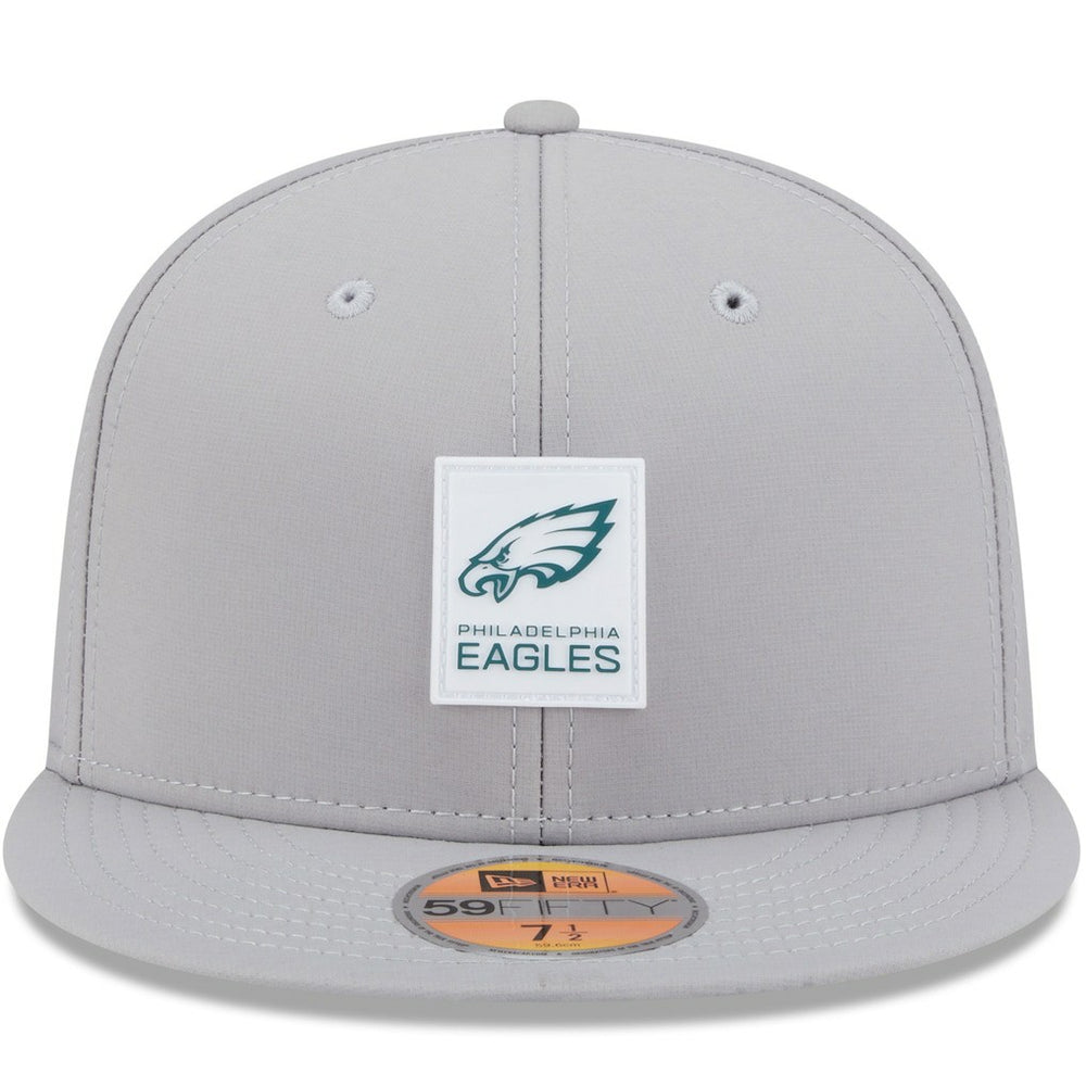 Philadelphia Eagles New Era 2025 Sideline 59FIFTY Fitted Hat Gray | NFL