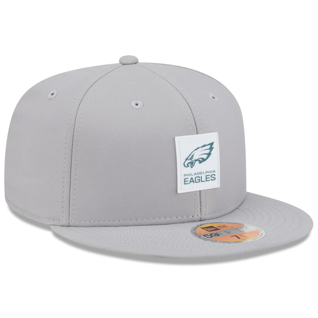 Philadelphia Eagles New Era 2025 Sideline 59FIFTY Fitted Hat Gray | NFL