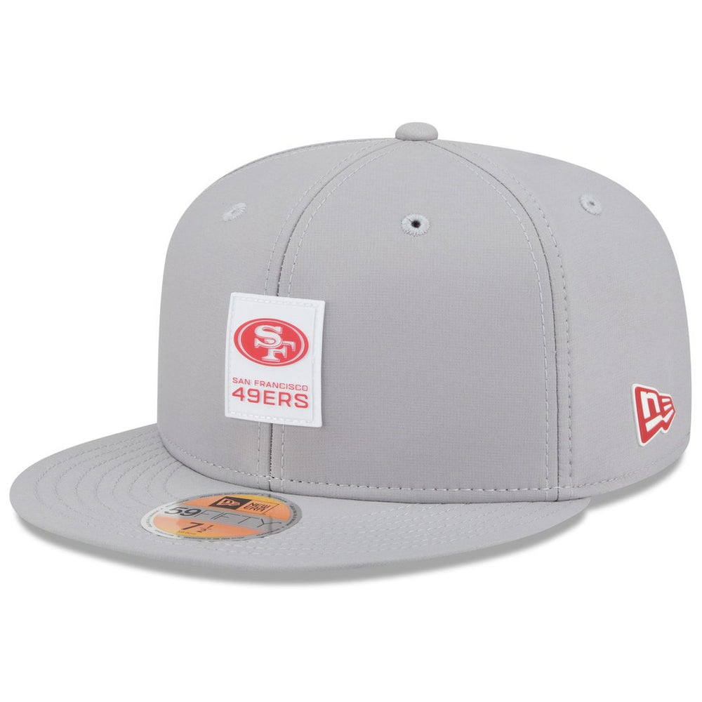 San Francisco 49ers New Era 2025 Sideline 59FIFTY Fitted Hat Gray | NFL