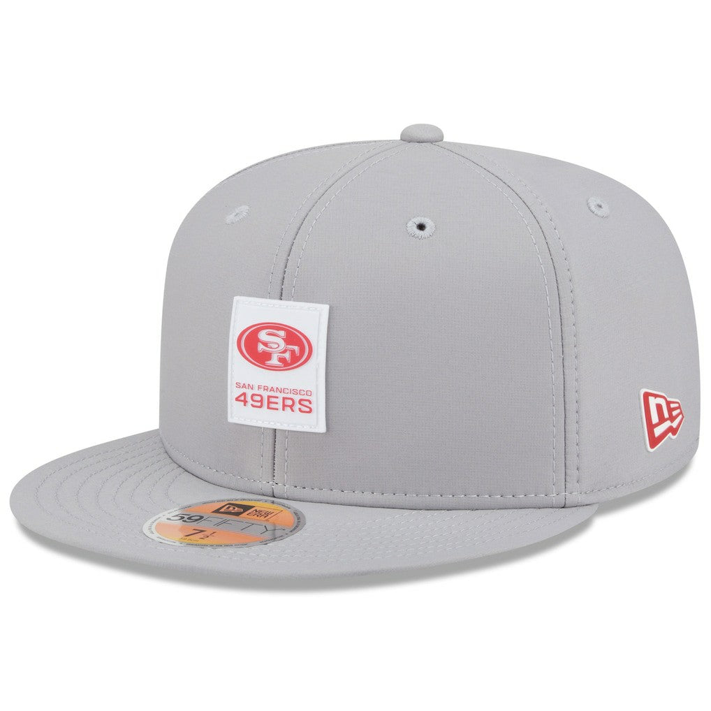 San Francisco 49ers New Era 2025 Sideline 59FIFTY Fitted Hat Gray | NFL