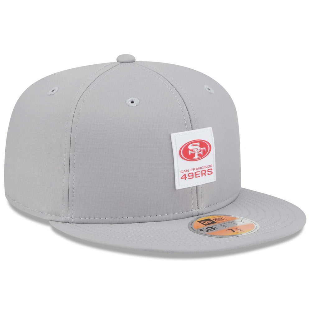 San Francisco 49ers New Era 2025 Sideline 59FIFTY Fitted Hat Gray | NFL