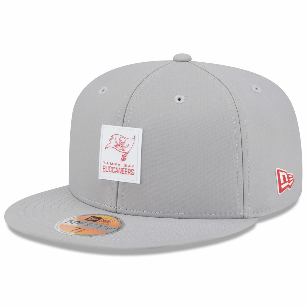 Tampa Bay Buccaneers New Era 2025 Sideline 59FIFTY Fitted Hat Gray | NFL
