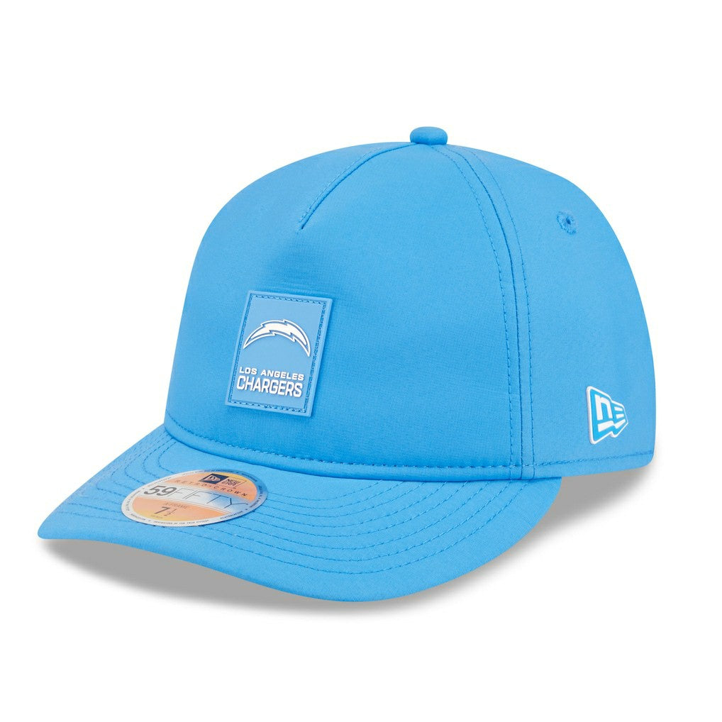 Los Angeles Chargers New Era 2025 Sideline Retro Crown 59FIFTY Fitted Hat Powder Blue | NFL