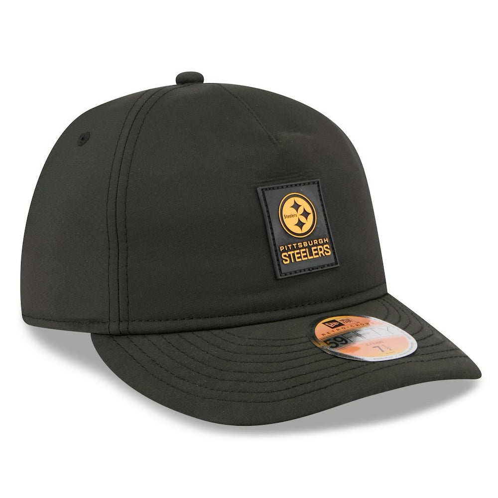 Pittsburgh Steelers New Era 2025 Sideline Retro Crown 59FIFTY Fitted Hat Black | NFL