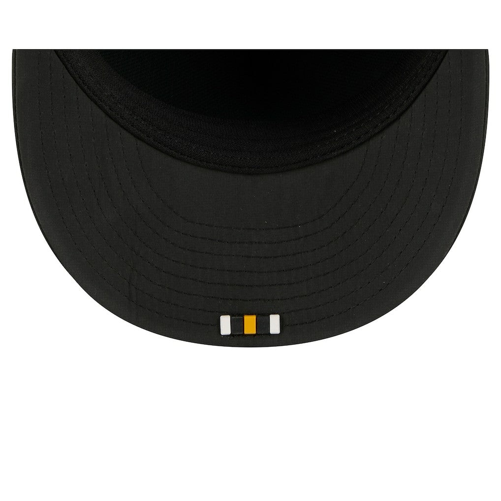 Pittsburgh Steelers New Era 2025 Sideline Retro Crown 59FIFTY Fitted Hat Black | NFL