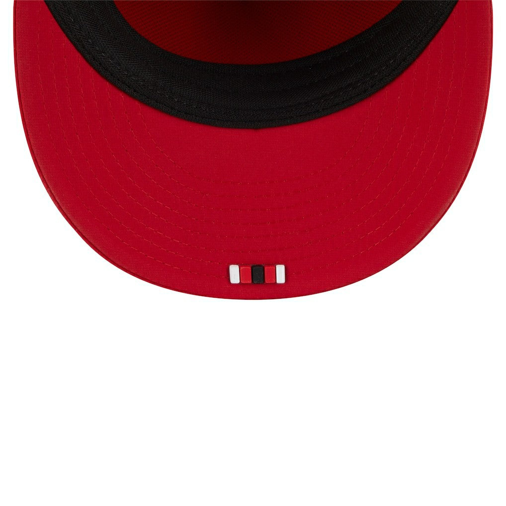 San Francisco 49ers New Era 2025 Sideline Retro Crown 59FIFTY Fitted Hat Scarlet | NFL