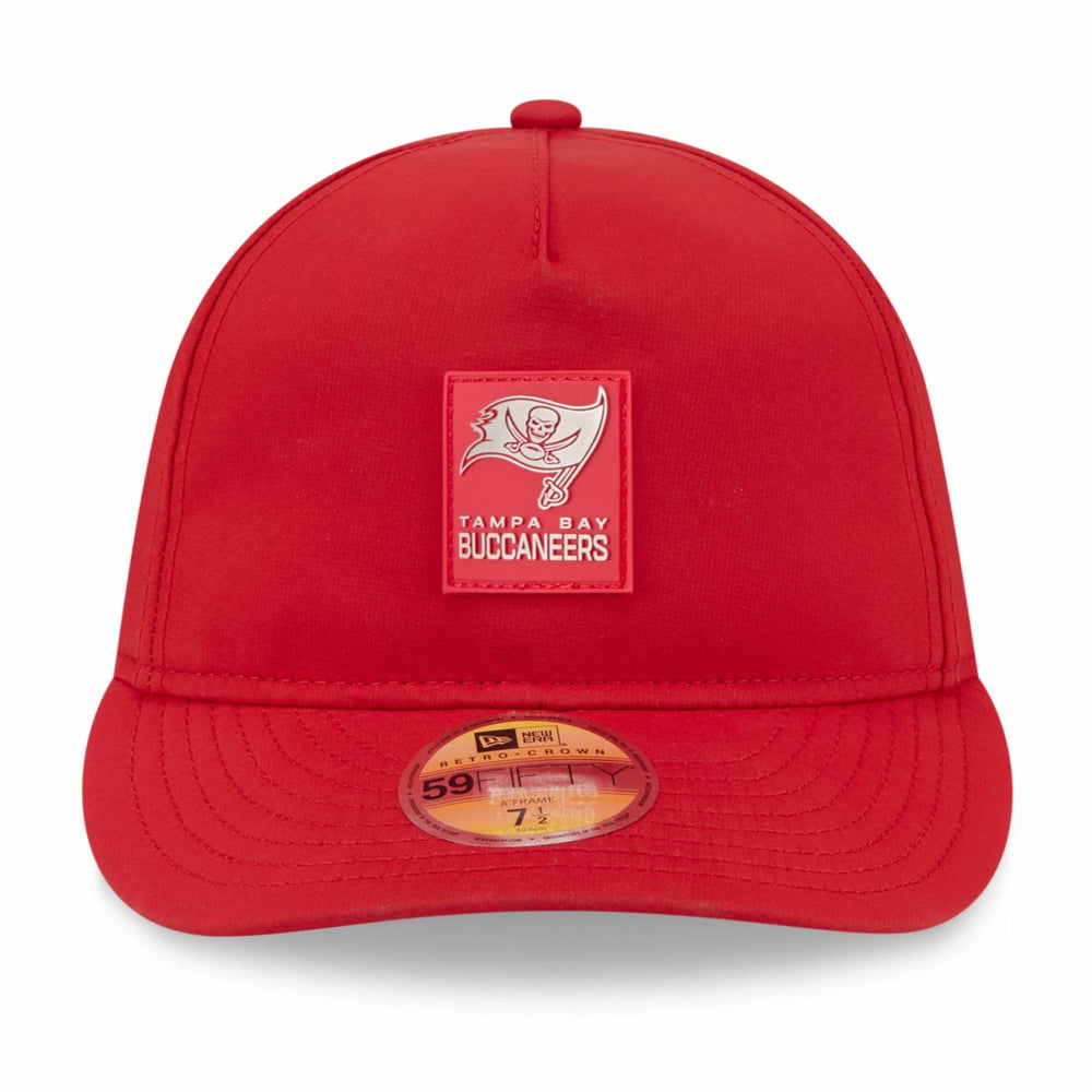 Tampa Bay Buccaneers New Era 2025 Sideline Retro Crown 59FIFTY Fitted Hat Red | NFL