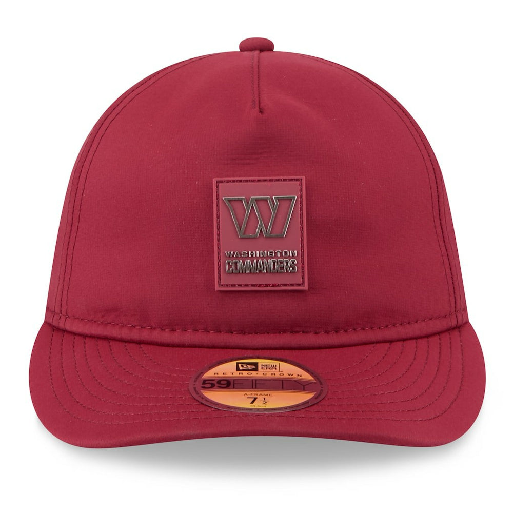Washington Commanders New Era 2025 Sideline Retro Crown 59FIFTY Fitted Hat Burgundy | NFL