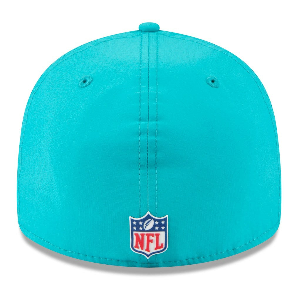 Miami Dolphins New Era 2025 Sideline Retro Crown 59FIFTY Fitted Hat Aqua | NFL