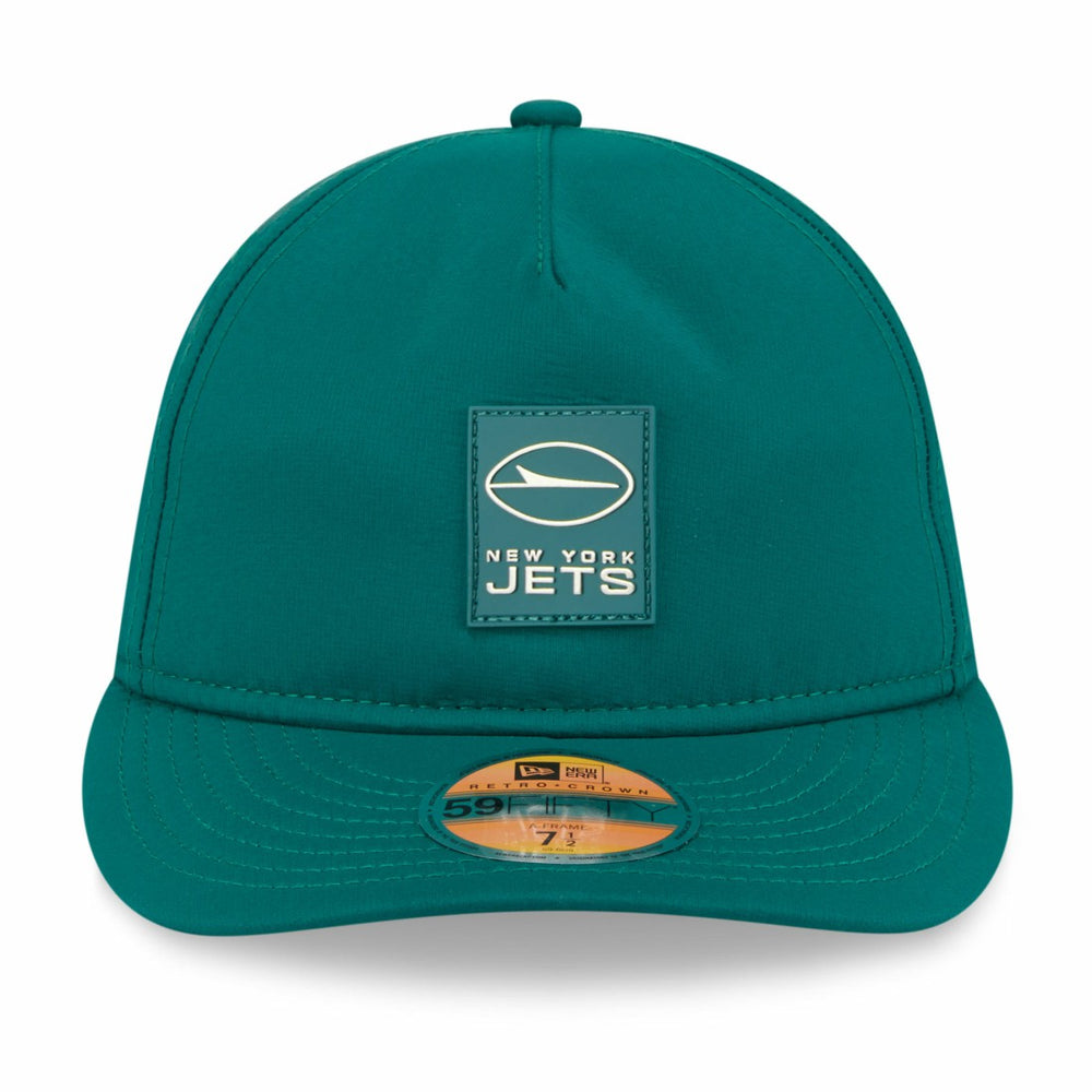 New York Jets New Era 2025 Sideline Retro Crown 59FIFTY Fitted Hat Green | NFL