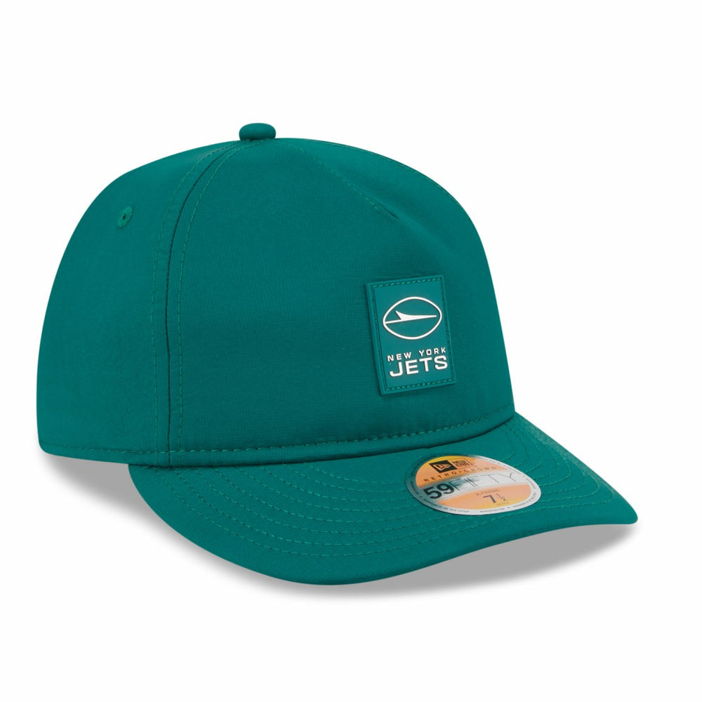 New York Jets New Era 2025 Sideline Retro Crown 59FIFTY Fitted Hat Green | NFL
