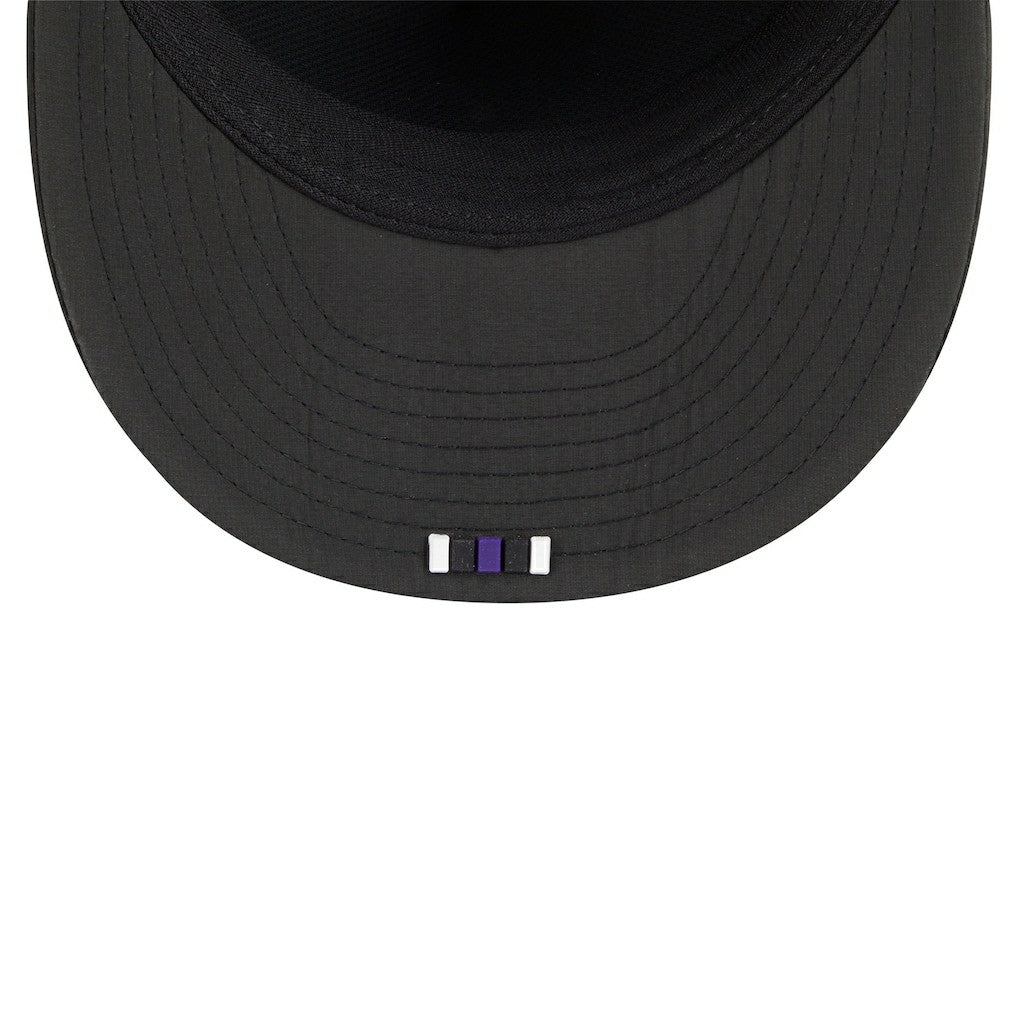 Baltimore Ravens New Era 2025 Sideline Retro Crown 59FIFTY Fitted Hat Black | NFL